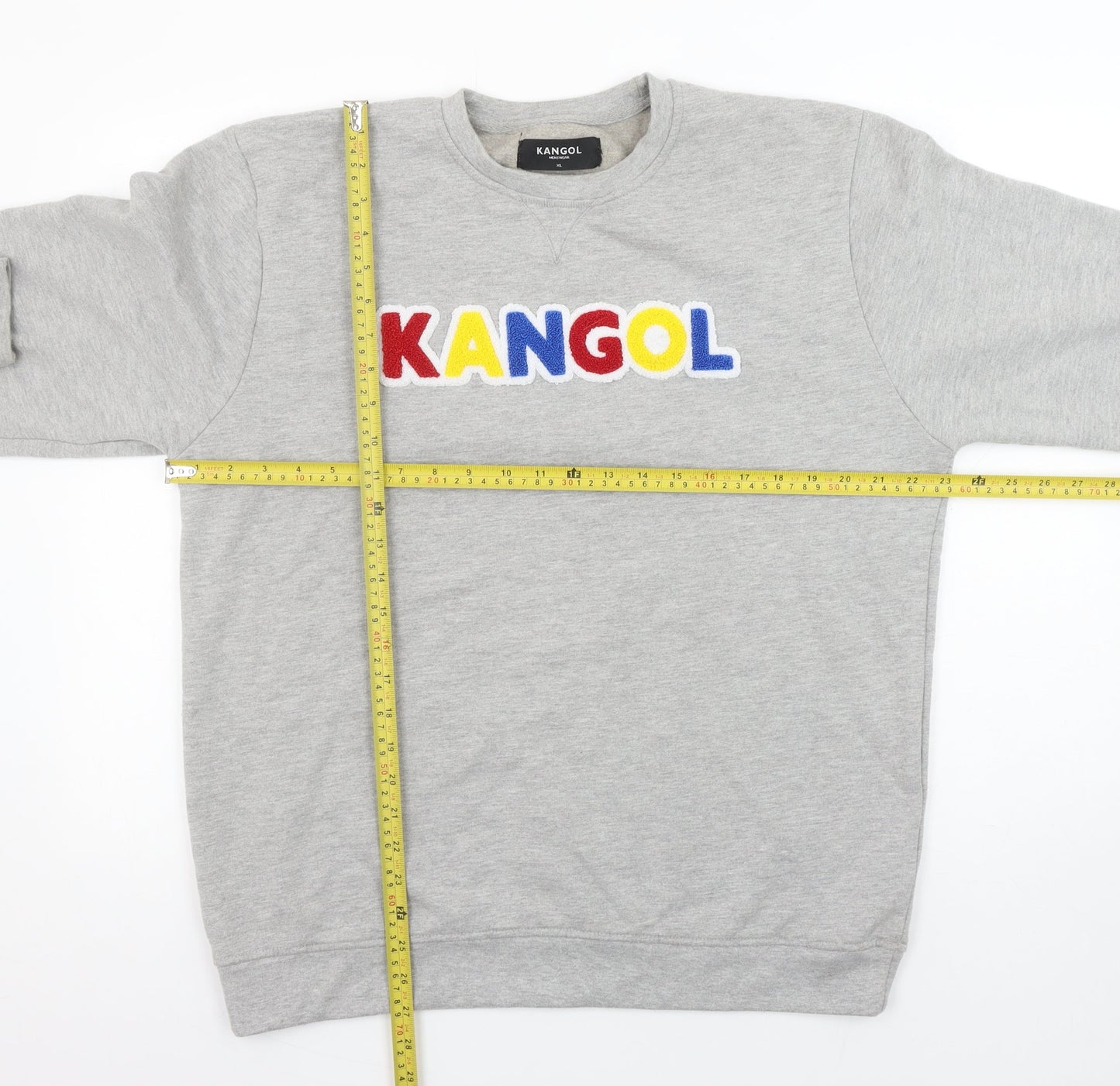Unisex Adults UK Size XL Kangol Grey Pullover Sweatshirt