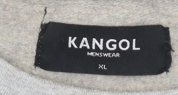 Unisex Adults UK Size XL Kangol Grey Pullover Sweatshirt