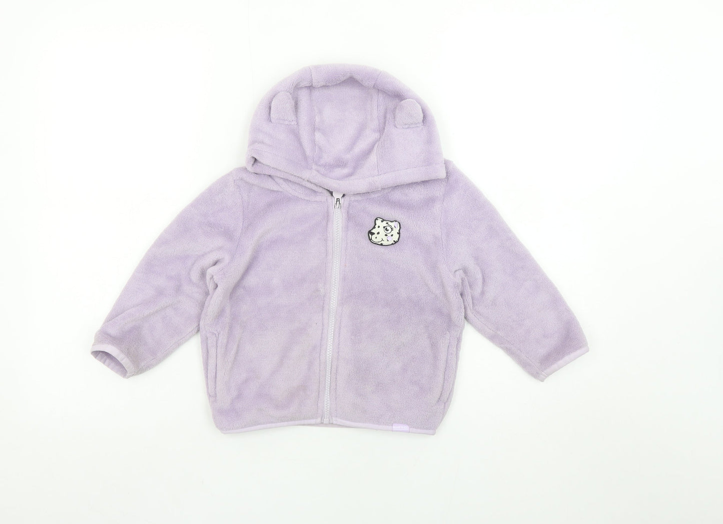 Girls UK Size 4 Years Regatta Purple Full Zip Hoodie