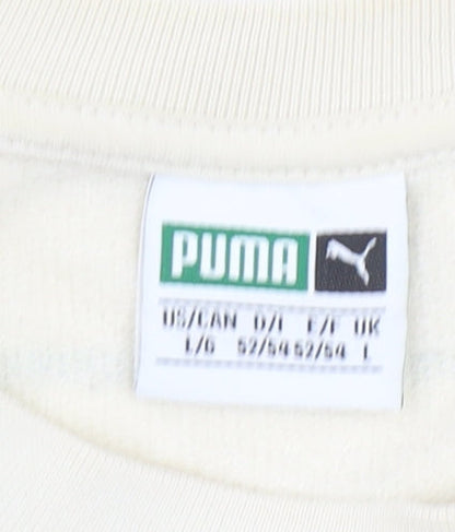 Mens UK Size L PUMA Beige Pullover Sweatshirt