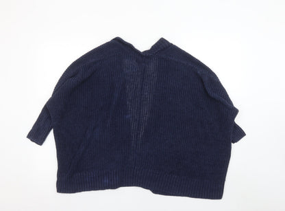 Womens UK Size S Polo Ralph Lauren Blue Cardigan Jumper