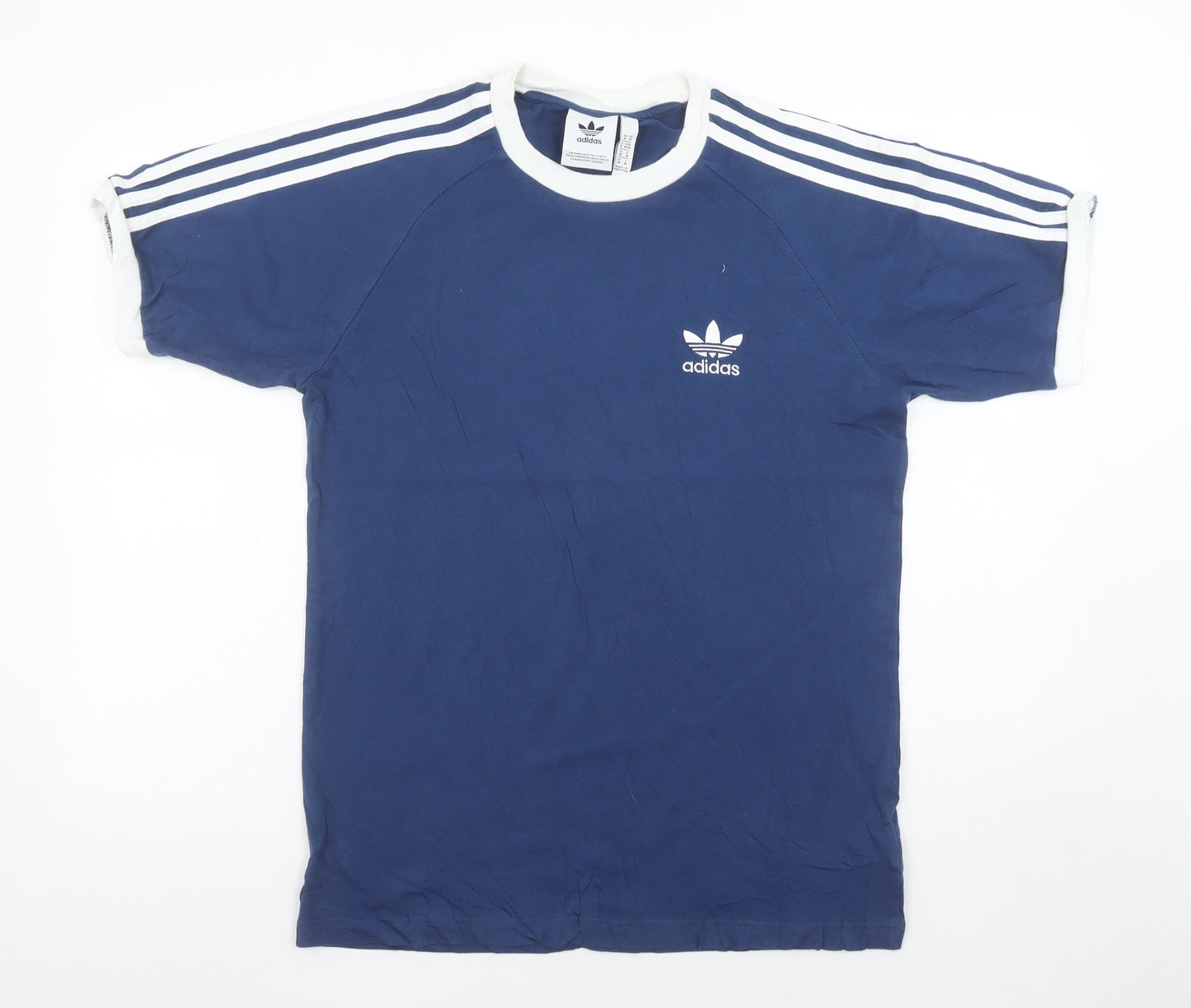 Mens UK Size M adidas Blue  T-Shirt