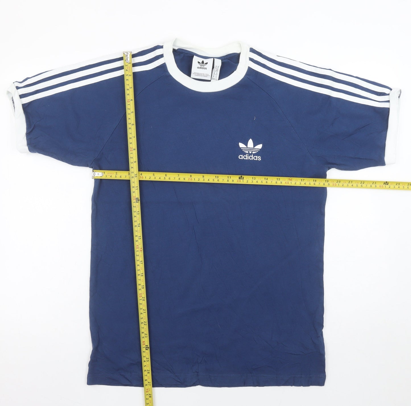 Mens UK Size M adidas Blue  T-Shirt