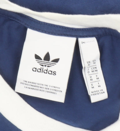 Mens UK Size M adidas Blue  T-Shirt