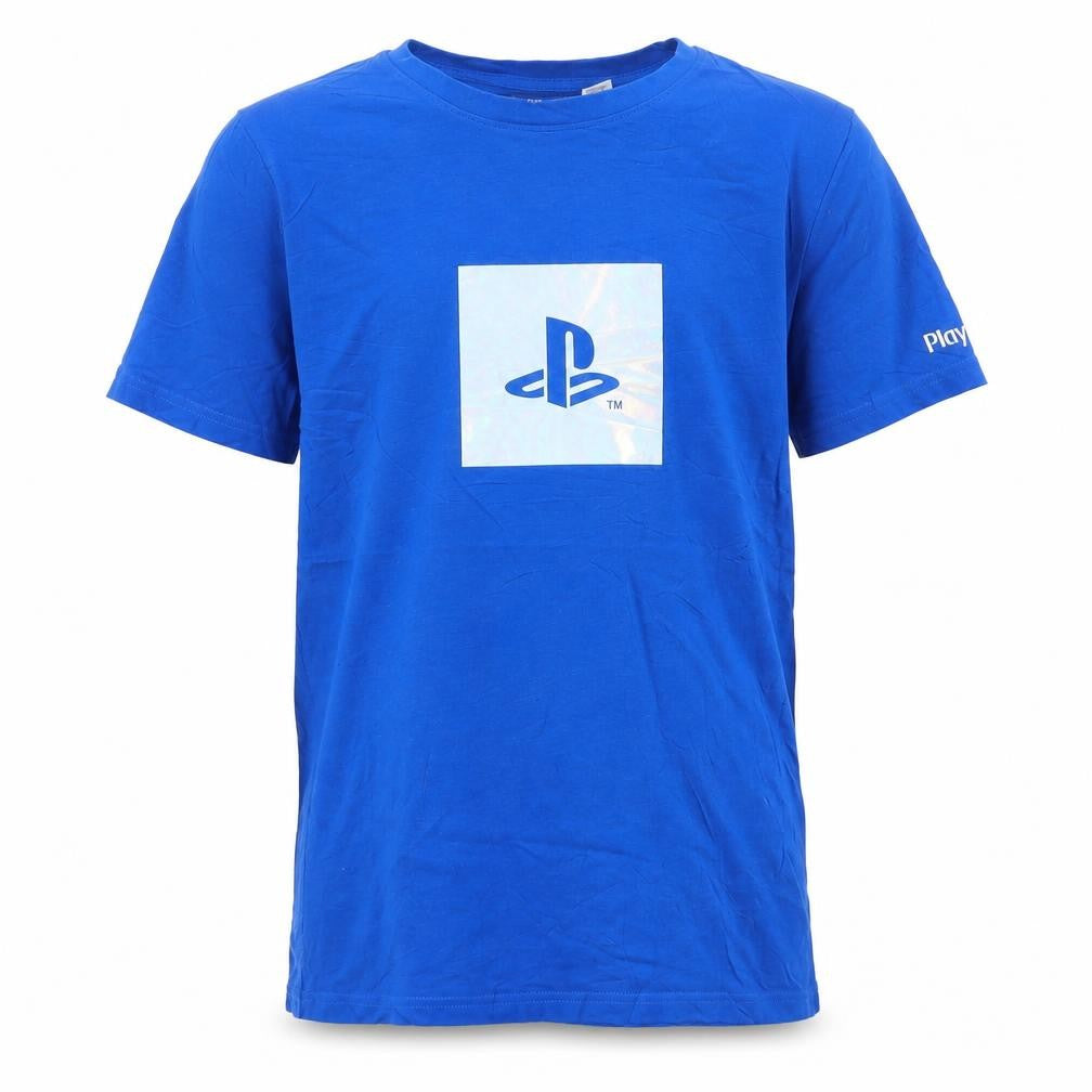 Boys UK Size 14-15 Years H&M Blue Basic T-Shirt
