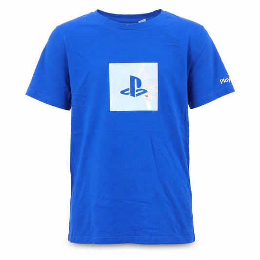 Boys UK Size 14-15 Years H&M Blue Basic T-Shirt