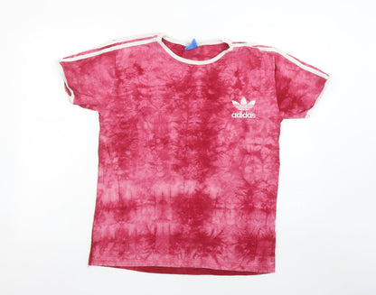 Womens UK Size S adidas Pink Basic T-Shirt