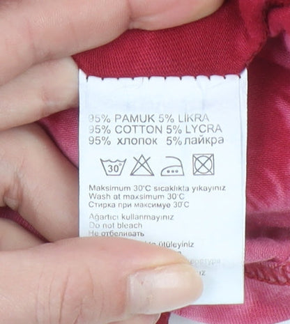 Womens UK Size S adidas Pink Basic T-Shirt