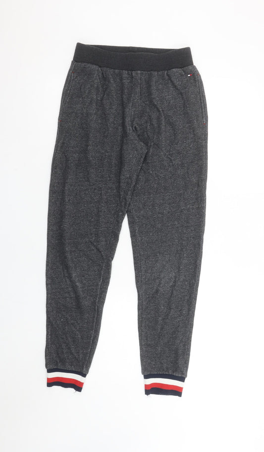 Mens UK Size XS Tommy Hilfiger Regular Fit Jogger Grey Trousers