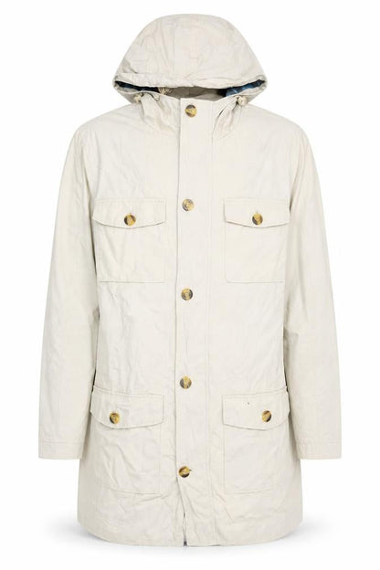 Mens UK Size S Cotton Traders Beige Parka Coat