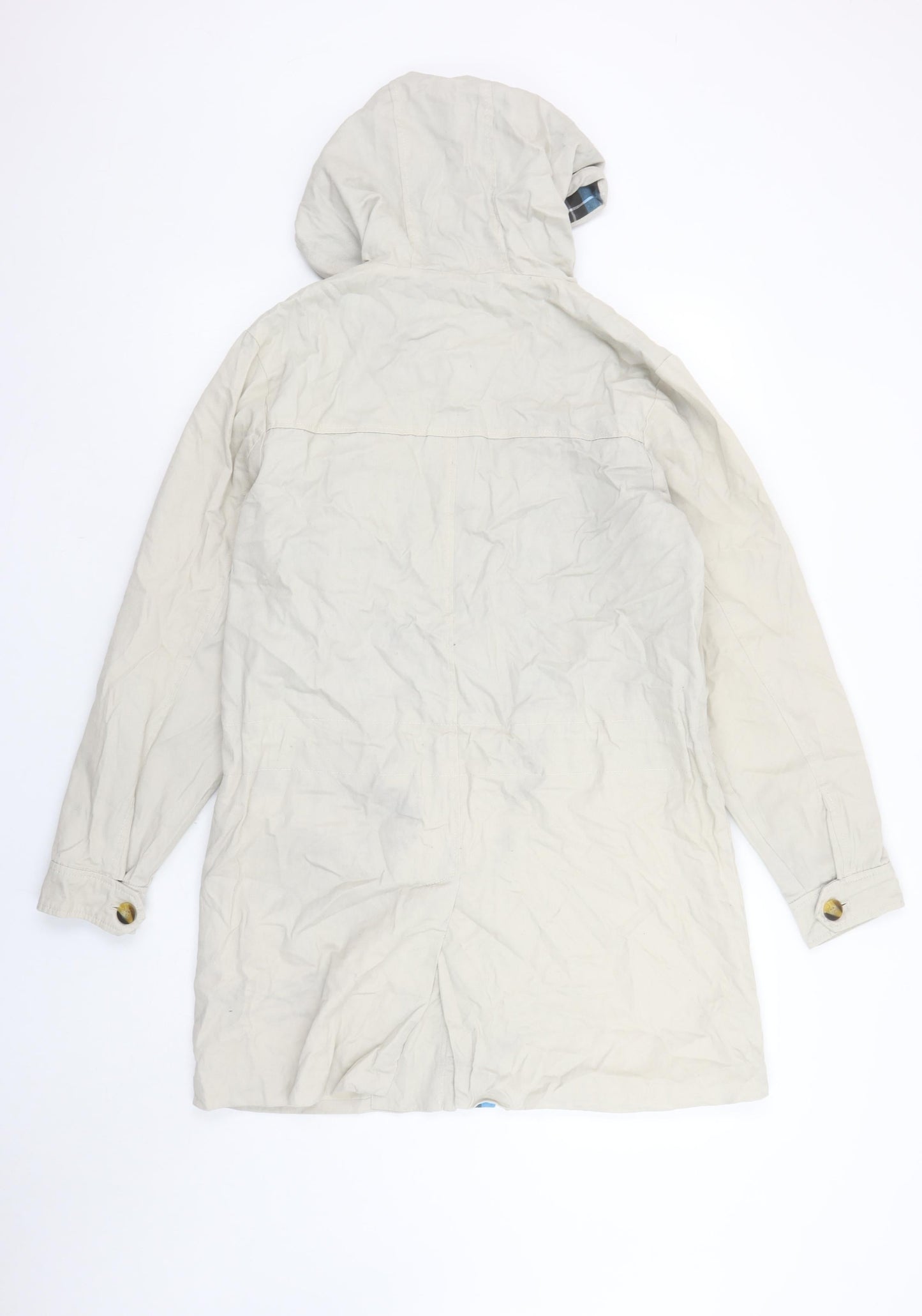 Mens UK Size S Cotton Traders Beige Parka Coat