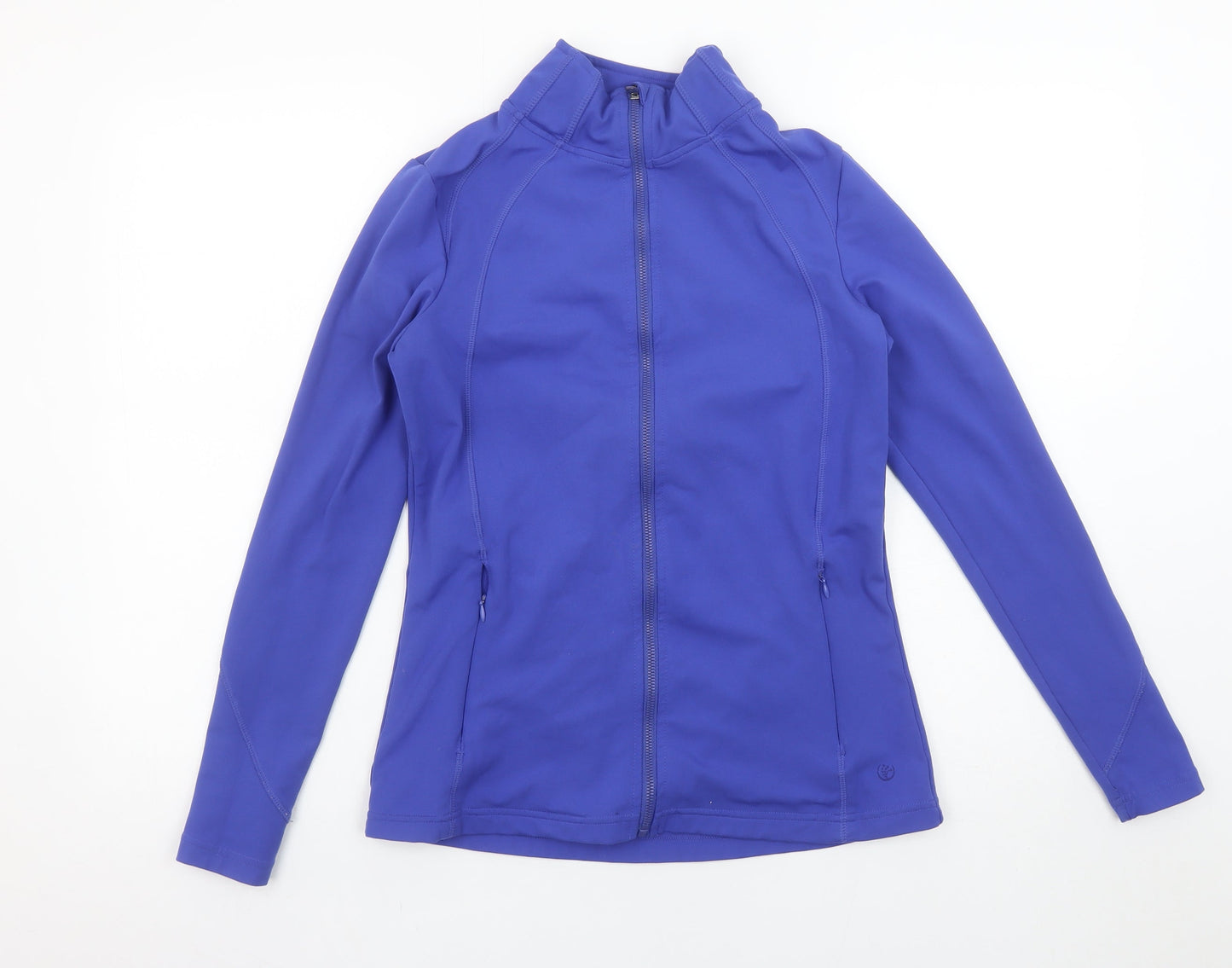 Womens UK Size S Dunnes Stores Blue Full Zip Sweatshirt