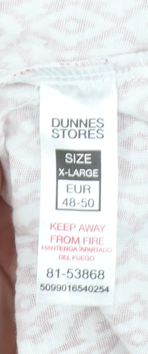 Womens UK Size XL Dunnes Stores Pink Basic Tank