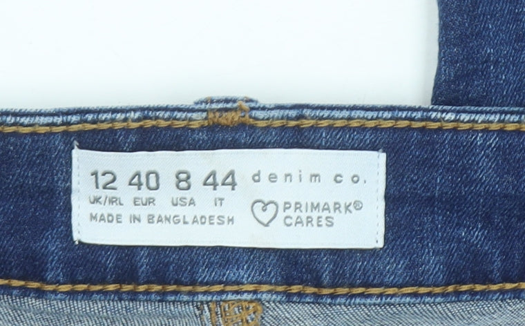 Mens UK Size 12 Primark Slim Fit Skinny Blue Jeans