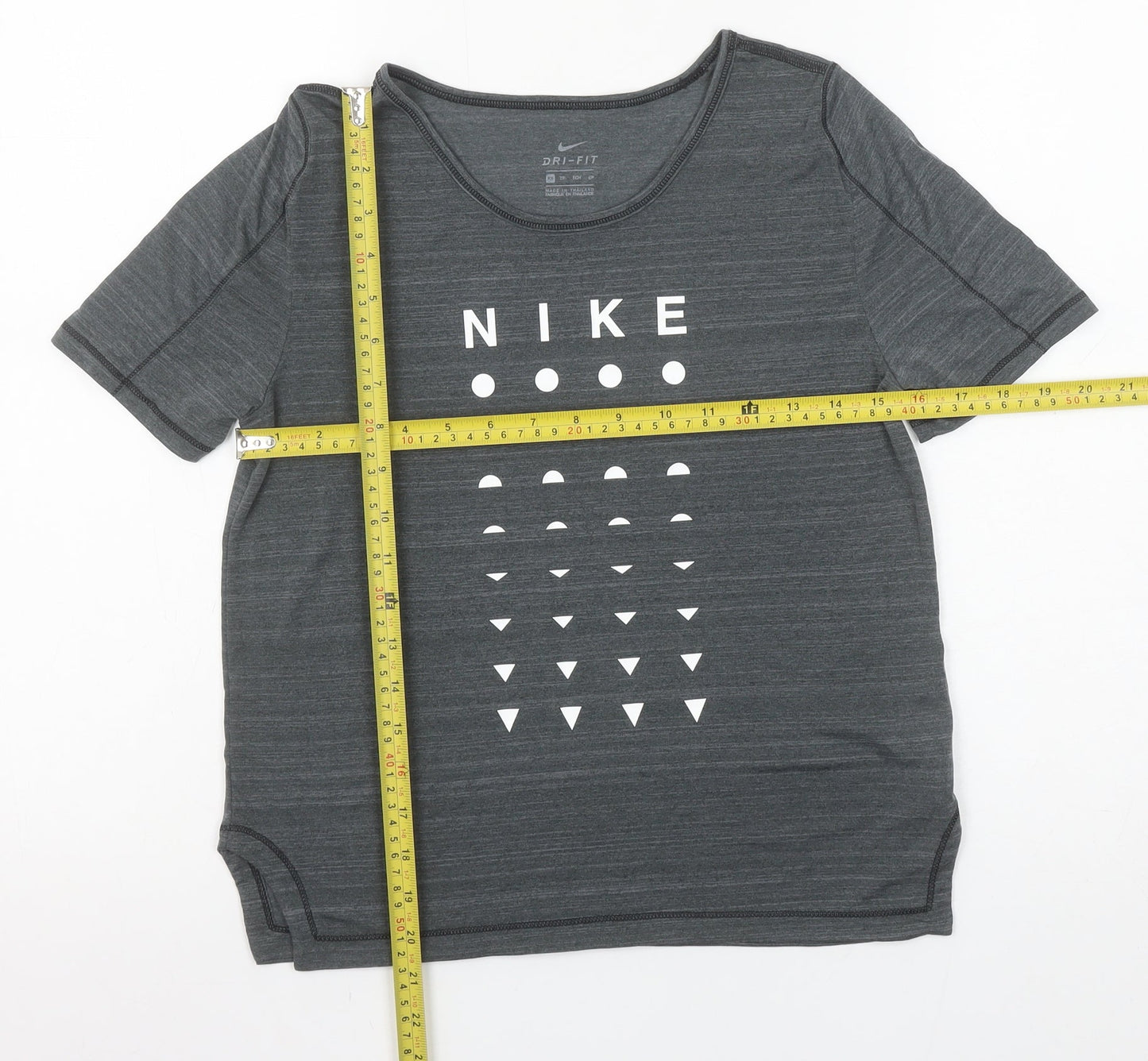 Womens UK Size XS Nike Grey Basic T-Shirt