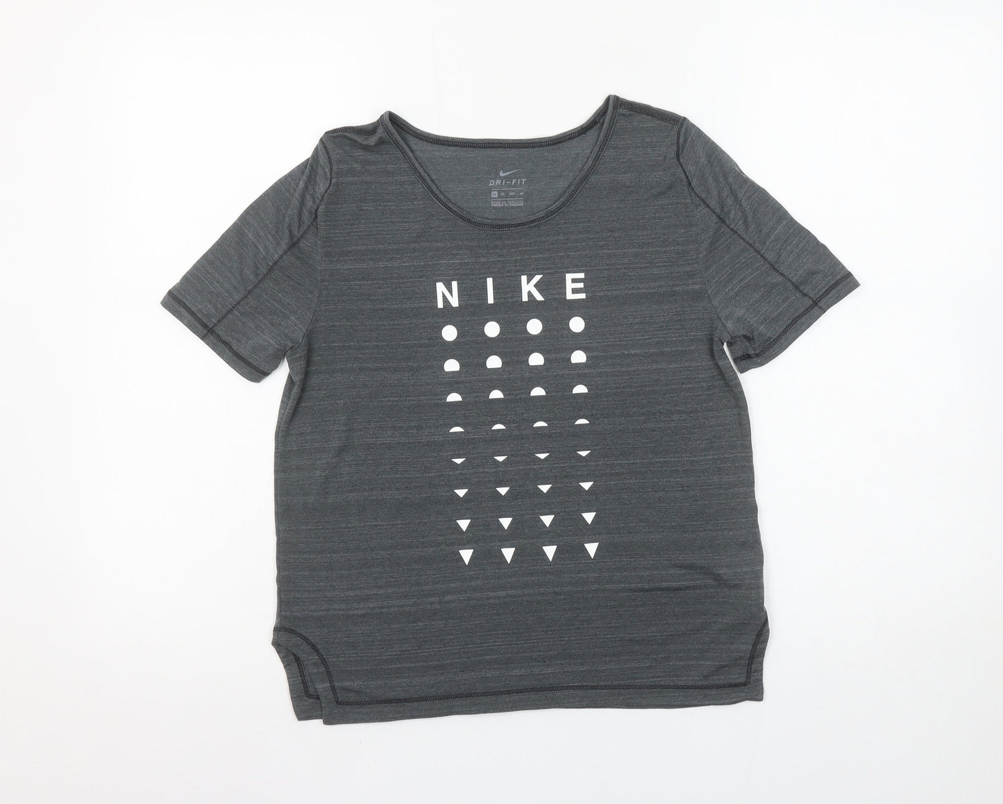 Womens UK Size XS Nike Grey Basic T-Shirt