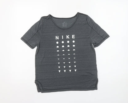 Womens UK Size XS Nike Grey Basic T-Shirt