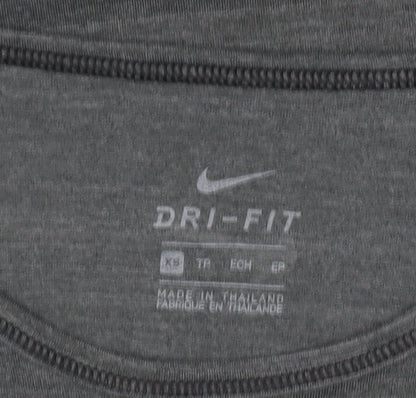Womens UK Size XS Nike Grey Basic T-Shirt