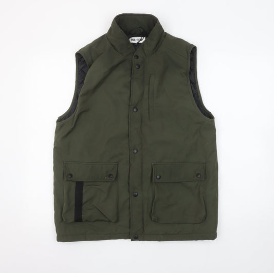 Mens UK Size M Paul Galvin Green Bodywarmer