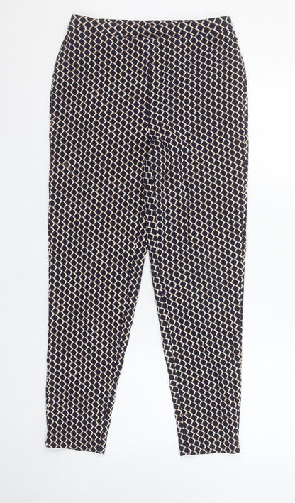 Womens UK Size 12 Julipa Regular Fit Casual Travel Blue Trousers