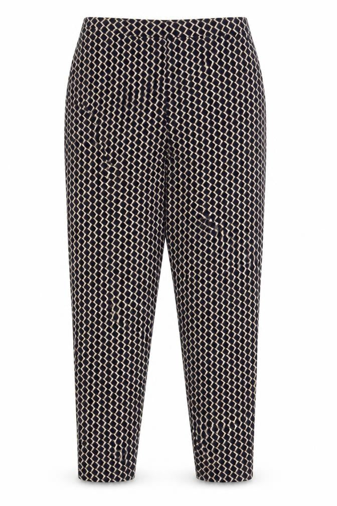 Womens UK Size 12 Julipa Regular Fit Casual Travel Blue Trousers