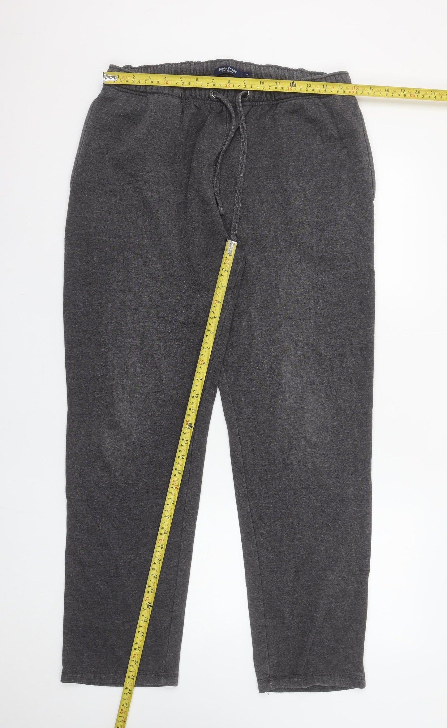 Mens UK Size M James Pringle Regular Fit Sweatpants Grey Trousers