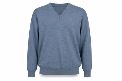 Mens UK Size L Franco Ponti Blue Pullover Jumper