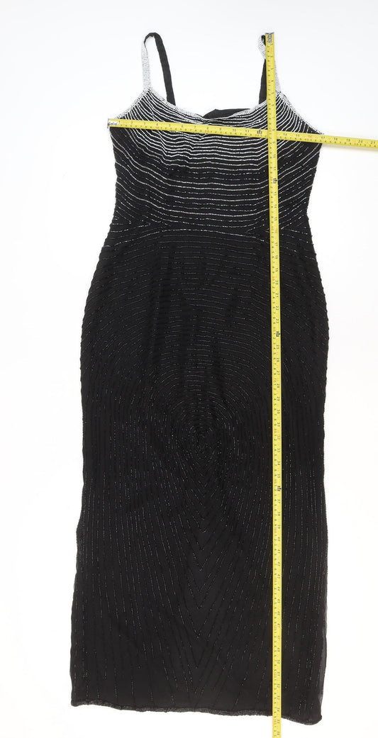 Womens UK Size 10 Roots Bodycon Dress