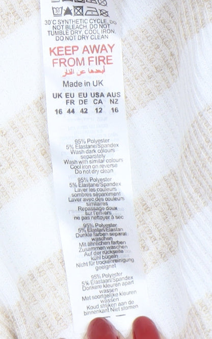 Womens UK Size 16 Boohoo Wrap Dress