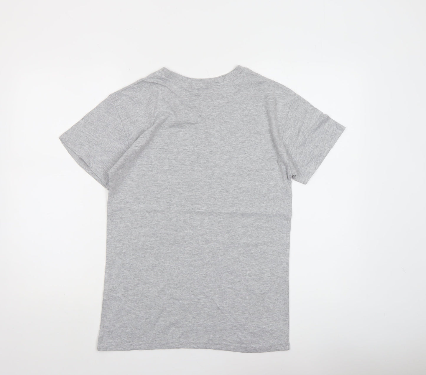 Womens UK Size S PRETTYLITTLETHING Grey Basic T-Shirt