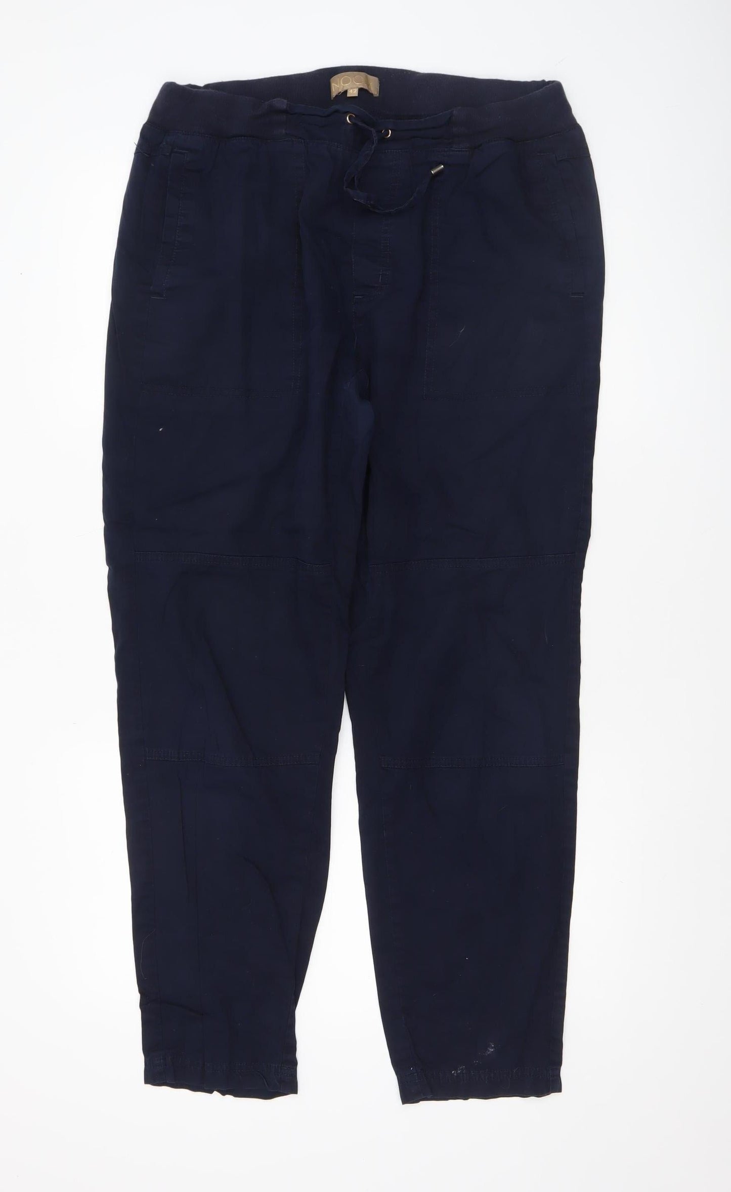 Womens UK Size 14 NOOM Regular Fit Jogger Blue Trousers