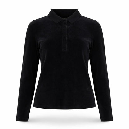 Womens UK Size S Juicy Couture Black Basic Polo