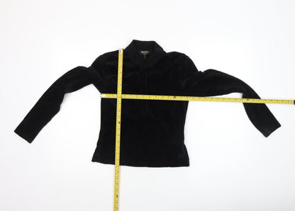 Womens UK Size S Juicy Couture Black Basic Polo