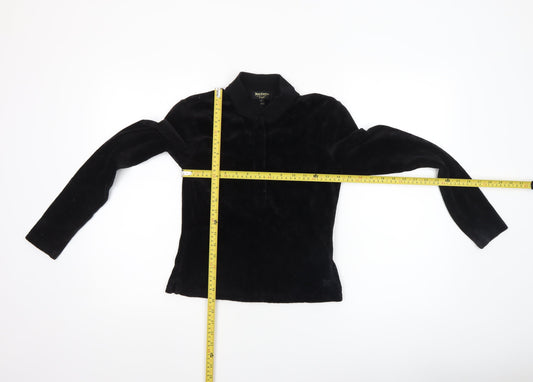 Womens UK Size S Juicy Couture Black Basic Polo