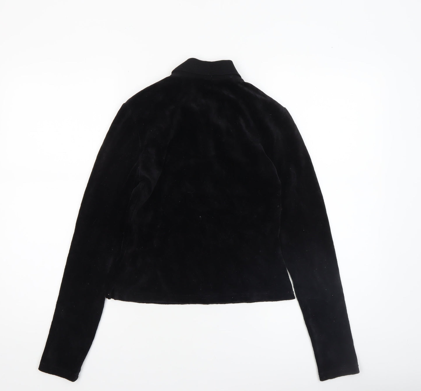 Womens UK Size S Juicy Couture Black Basic Polo