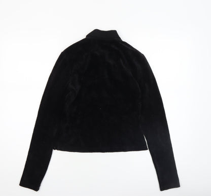 Womens UK Size S Juicy Couture Black Basic Polo