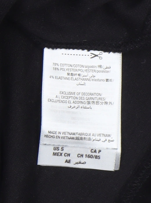 Womens UK Size S Juicy Couture Black Basic Polo