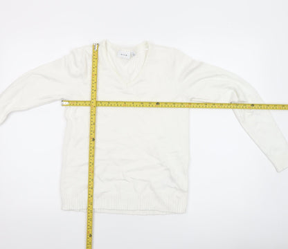 Womens UK Size 2XS VILA Ivory Pullover Jumper