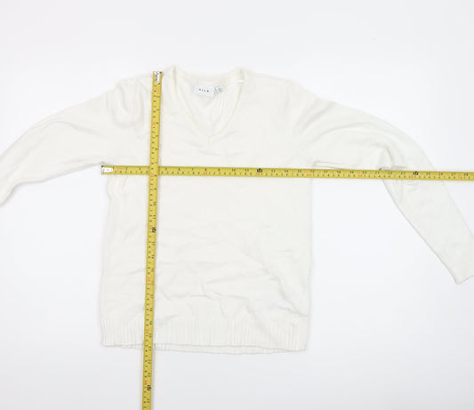 Womens UK Size 2XS VILA Ivory Pullover Jumper