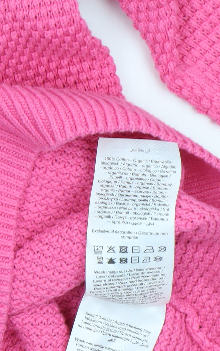 Womens UK Size S VILA Pink Pullover Jumper