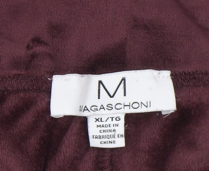 Womens UK Size XL magaschoni Relaxed Fit Jogger Purple Trousers