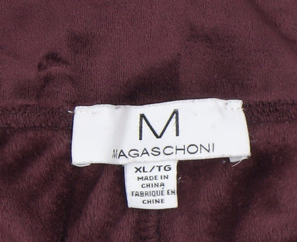 Womens UK Size XL magaschoni Relaxed Fit Jogger Purple Trousers