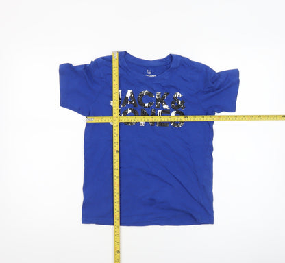 Boys UK Size 12 Years JACK & JONES Blue Basic T-Shirt