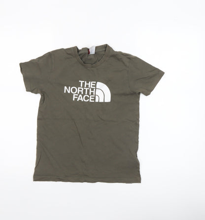 Boys UK Size M The North Face Green Basic T-Shirt