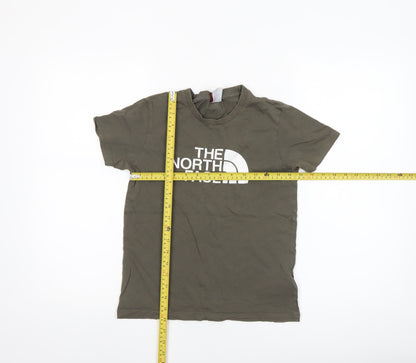 Boys UK Size M The North Face Green Basic T-Shirt
