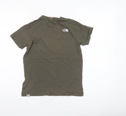 Boys UK Size M The North Face Green Basic T-Shirt
