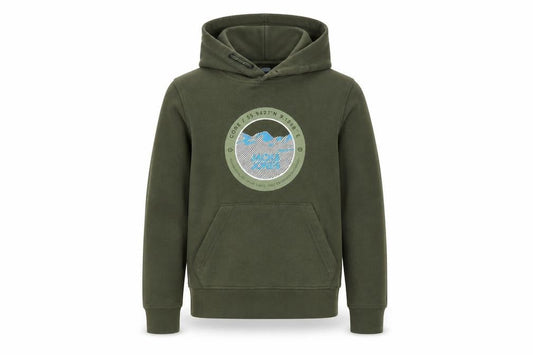 Boys UK Size 10 Years JACK & JONES Green Pullover Hoodie