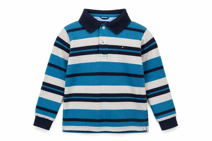 Boys UK Size 6 Years Tommy Hilfiger Blue Basic Polo