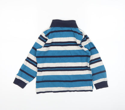 Boys UK Size 6 Years Tommy Hilfiger Blue Basic Polo