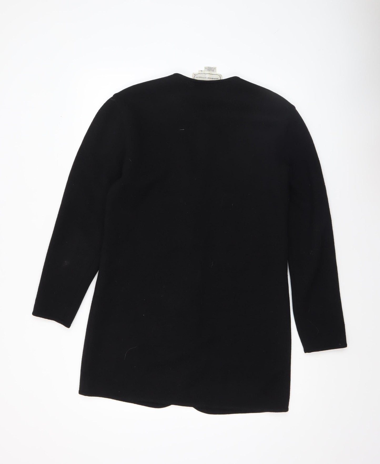 Womens UK Size L Adrienne Vittadini Black Cardigan Jumper